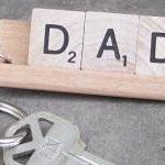 DAD Scrabble Tile Keychain